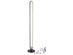 Lampada a stelo LED Bluetooth TREND 125cm 20W cromato
