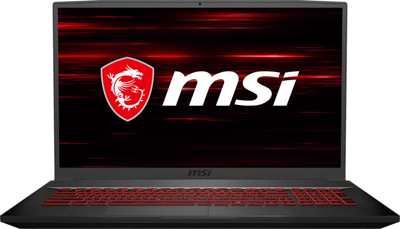 Gaming Notebook GF75 10SCSR-244 Thin, i7-10750H, GTX 1650Ti, 16GB/512GB, 17.3/FHD 144Hz, Schwarz