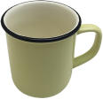 Kaffeebecher LAVACA 30cl Porzellan gelb