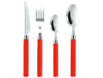 Set de couverts MONNET 25 pièces rouge