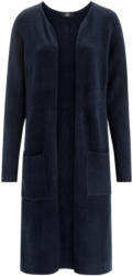 Damen Strickjacke in extra langer Form