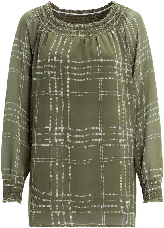 Damen Bluse mit Carmen Ausschnitt (Nur online)