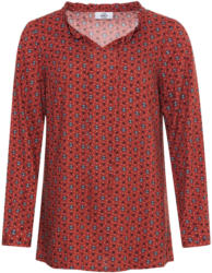 Damen Bluse mit dezentem Rüschen-Kragen (Nur online)