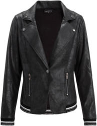 Damen Lederimitatblazer im Biker-Look
