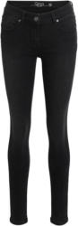 Damen Slim-Jeans mit Used-Waschung