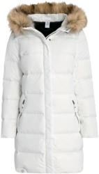 Damen Daunenmantel mit Fellimitat