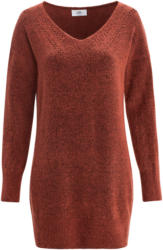 Damen Longpullover in Melange-Optik
