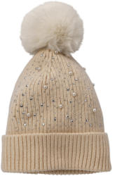 Mädchen Strickmütze mit Ziersteinchen