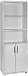 Aktenschrank Serie 1200 2 Türen 3 Fächer Lichtgrau