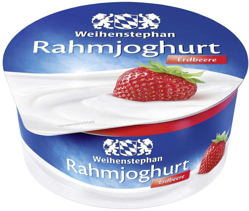 Weihenstephan Rahmjoghurt versch. Sorten, jeder 150-g-Becher