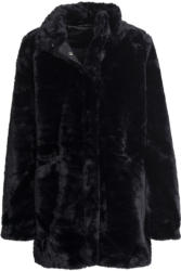 Damen Mantel aus Webpelz