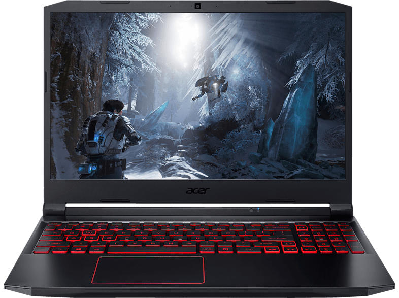 ACER Nitro 5 (AN515-44-R5RF), Notebook mit 15.6 Zoll Display, Ryzen™ 5 Prozessor, 8 GB RAM, 512 GB SSD, GeForce® GTX 1650, Schwarz/Rot