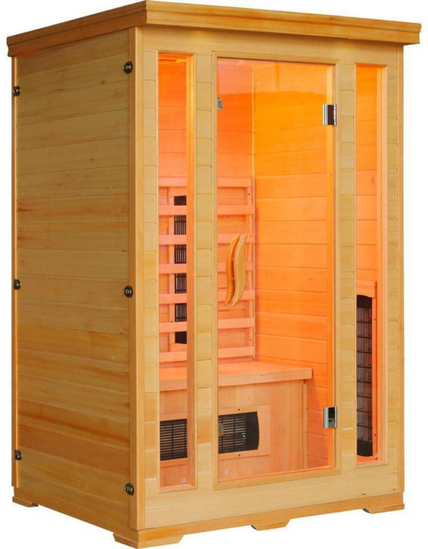 Infrarotkabine 2 Personen 124x190x116cm Nordic Light