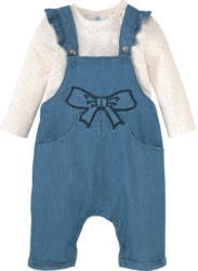 Newborn Langarmbody und Latzhose im Set