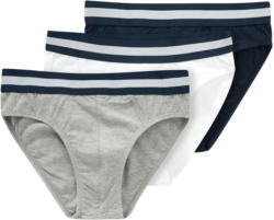 3 Herren Slips mit Bio-Baumwolle