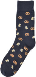 1 Paar Herren Socken mit Brezel-Allover