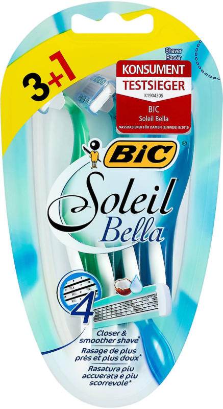 Bic Soleil Bella 3 + 1 Rasierer