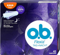 o.b. Flexia Tag + Nacht Tampons Super