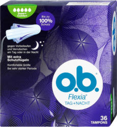 o.b. Flexia Tag + Nacht Tampons Super+ Comfort