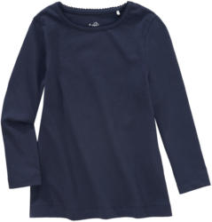 Mädchen Langarmshirt im Basic-Look