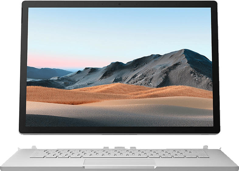 MICROSOFT Surface Book 3, Convertible mit 15 Zoll Display, Core™ i7 Prozessor, 32 GB RAM, 1 TB SSD, GeForce® GTX 1660 Ti, Platin