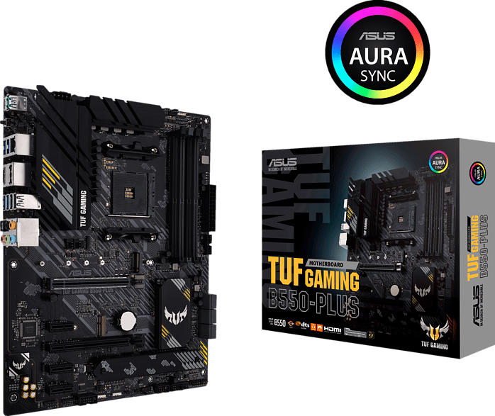 ASUS TUF Gaming B550-PLUS (90MB14G0-M0EAY0) Mainboard Schwarz