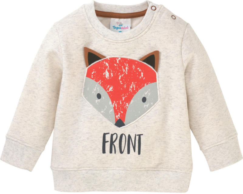 Baby Sweatshirt mit Fuchs-Applikation (Nur online)