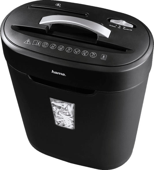 HAMA Premium X10CD Aktenvernichter, Schwarz