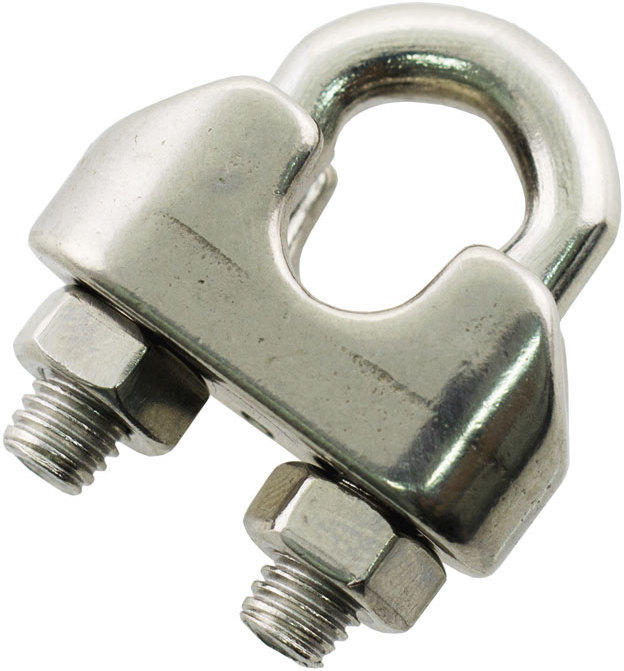 Drahtseilklemme, Edelstahl, 1-2mm, 3 Stück 2 mm