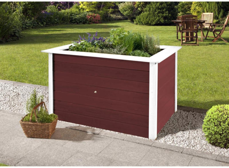 Profi-Hochbeet „669 B“, 21mm, rot rot