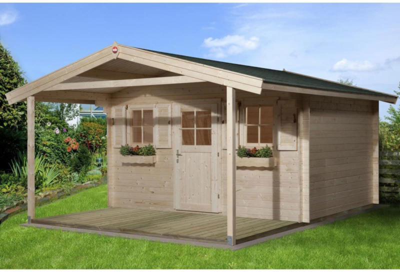 Gartenhaus „110 A“ Gr.1/2, 460x590x262 cm 460x590x262 cm