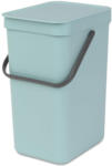 HELLWEG Baumarkt BRABANTIA Abfallbehälter „Sort & Go“, 12 L, mint blau