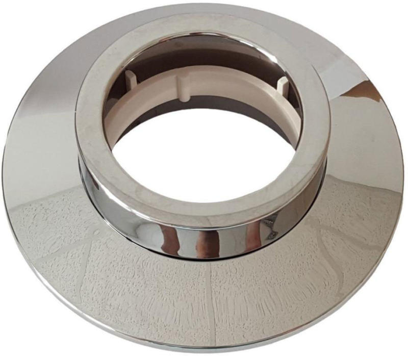 Rosette für Messkapseln 140 mm BL, verchromt