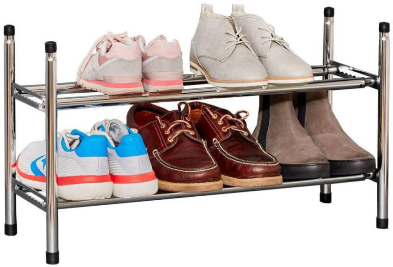 Teleskop Schuhregal, ausziehbar, stapelbar
