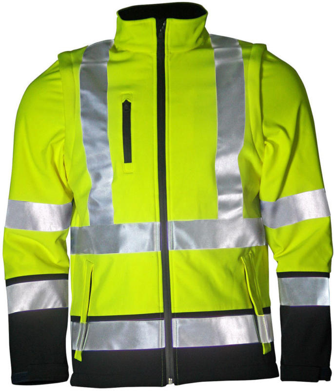 Softshell Jacke, gelb, Gr.XXL XXL