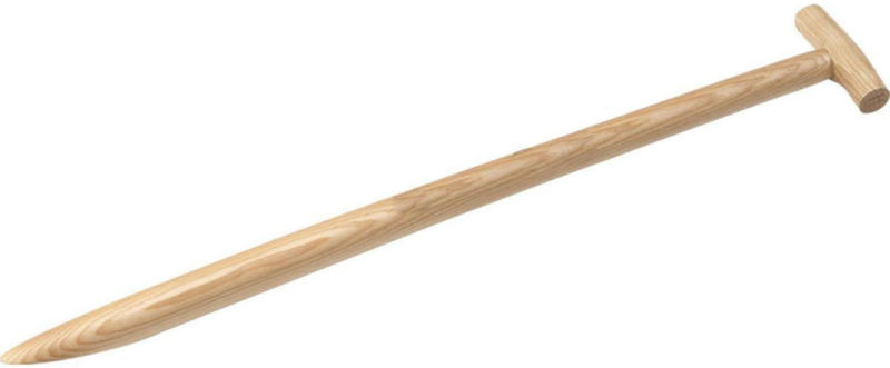 Spatenstiel für Herren-Doppelfederspaten, 85 cm, lackiert