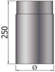 FAL Rauchrohr, 120x250 mm 120 mm