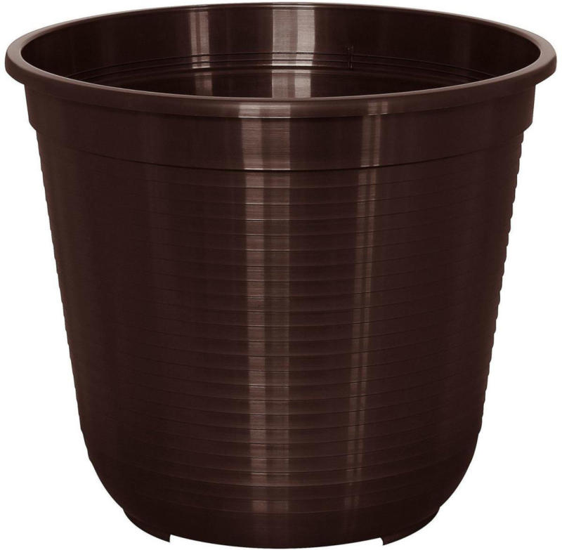 Blumentopf, Kunststoff, 36 cm, braun 35,5x35,5x31,5 cm
