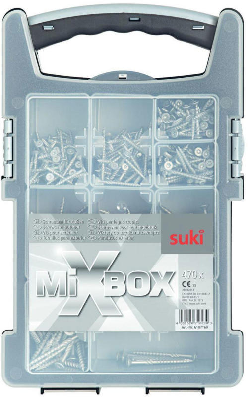 Mixbox "Schrauben für Außen" silber