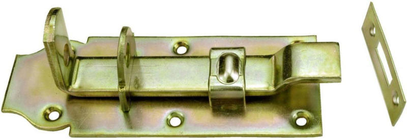 Schloßriegel gekröpft gb. vz 50x100