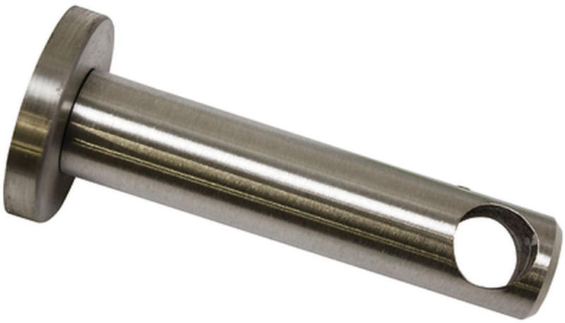 Träger geschlossen für Ø12 mm, 7,5 cm, Edelstahl