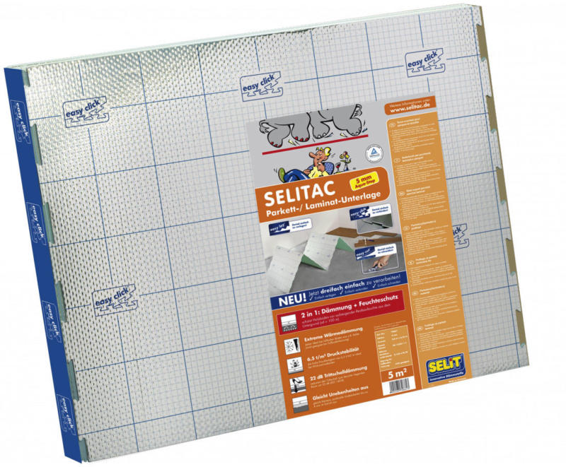 Parkett- und Laminatunterlage „Aqua Stop 5mm“