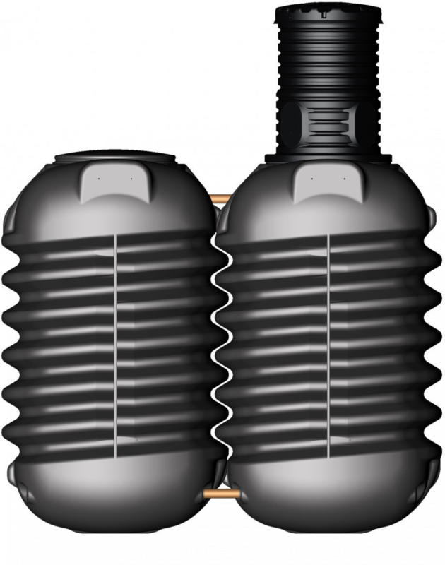 Erdtank „Modularis“, inkl. Schachtverlängerung, 5000L 5000 L