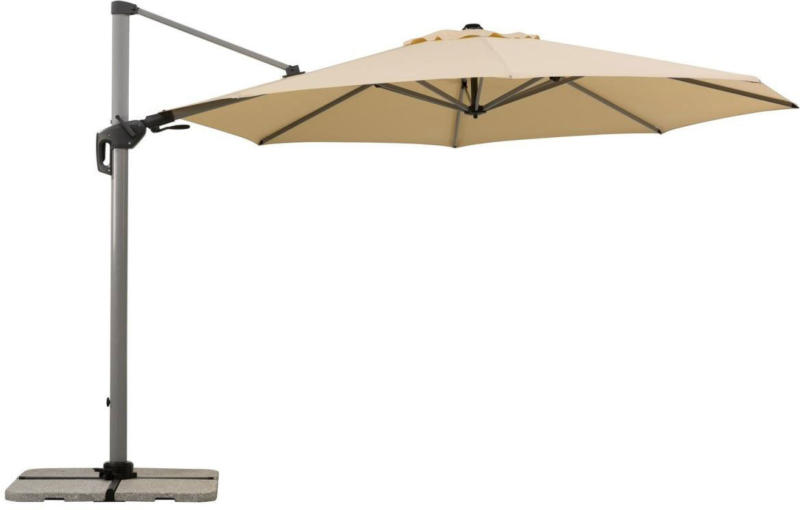 Ampelschirm „Bermuda“, 350 cm, Natur Natur