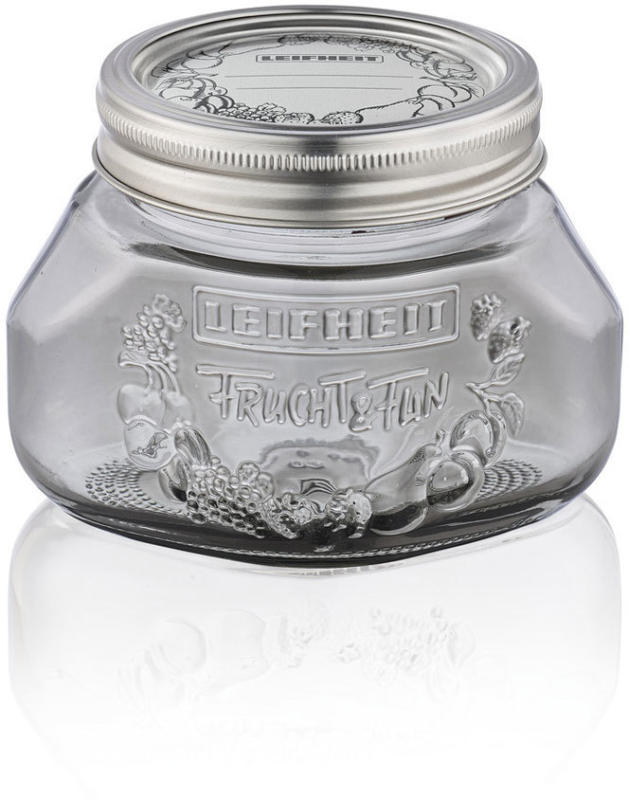 Einmachglas, 500 ml, smoky grey
