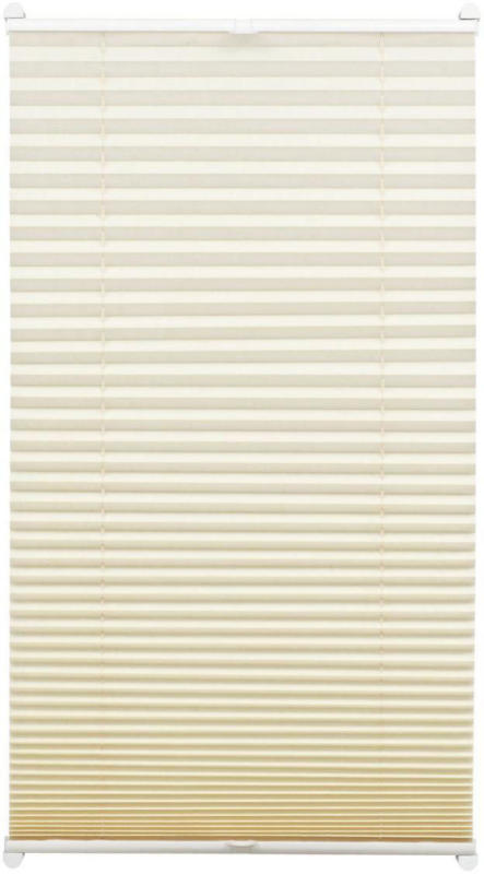 Plissee „Easyfix“, mit 2 Bedienschienen Plissee, 90x210 cm, elfenbein 90x210 cm