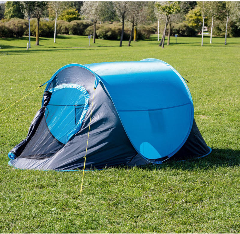 Zelt „Pop-Up“, 220x95x120 cm, blau