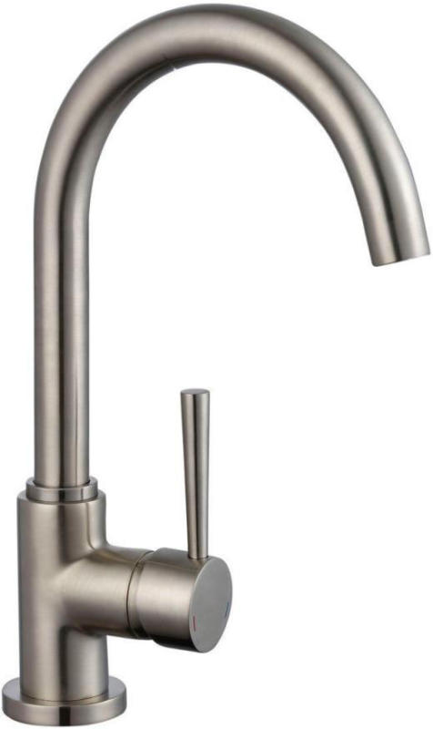 Spültischarmatur „Cornwall“ Niederdruck, Edelstahloptik