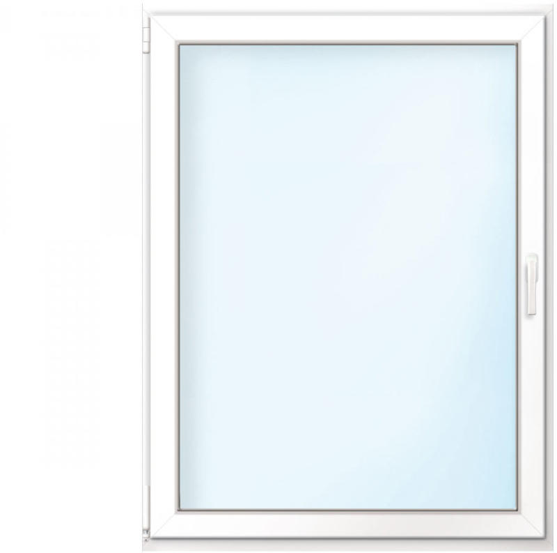Wärmeschutz-Fenster „76/3“, 60x75 cm, weiß, Anschlag links