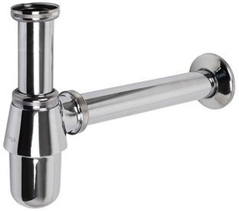 Flaschensiphon 1¼" x 32 mm, verchromt